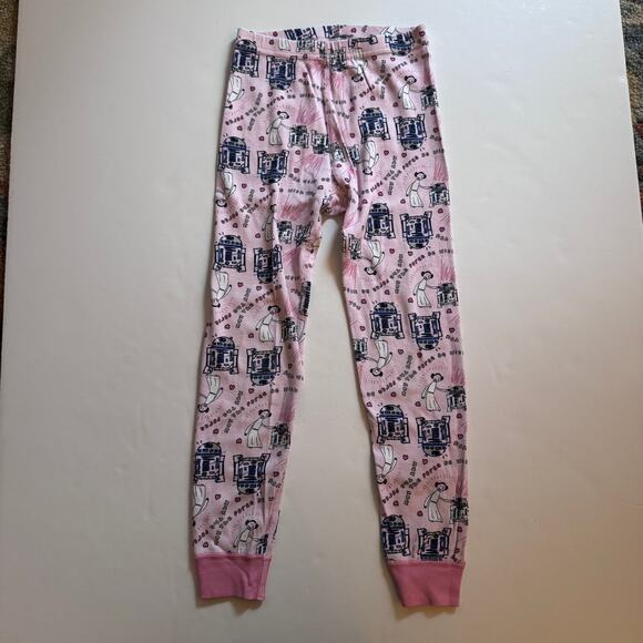 Hanna Andersson x Star Wars organic Leia & R2D2 hearts pajamas - Picture 6 of 8